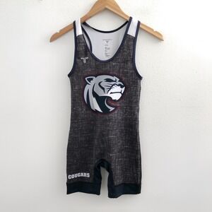 TAKEDOWN Youth Combat Wrestling Singlet Size YL